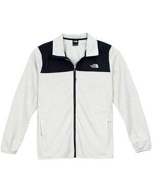The North Face Logo Fleece Jacket - White