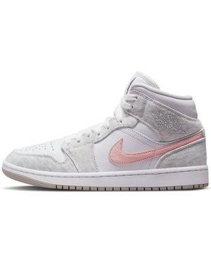 Nike (Wmns) 1 Mid Se 'Light Iron Ore' - Grey