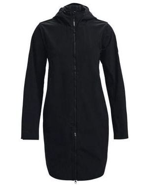 Under Armour (Wmns) Rush Shell Casual Mid-Length Hooded Jacket - Blue