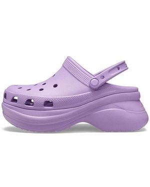 Crocs™ (Wmns) Classic Clog Retro Outdoor Thick Sole Sports Sandals - Purple