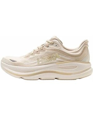 Hoka One One Bondi 9 'Oatmeal Oatmilk' - White