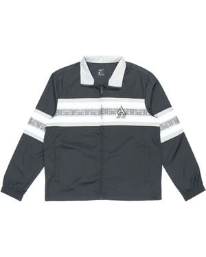 Nike Giannis Alphabet Zipper Long Sleeves Jacket - Grey