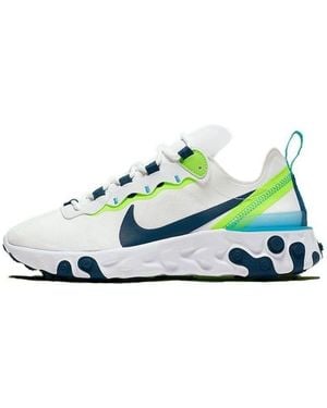 Nike (Wmns) React Element 55 'Sea Volt' - Blue