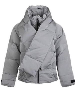 adidas (Wmns) Glam On Puff Jacket Asia Sizing - Grey