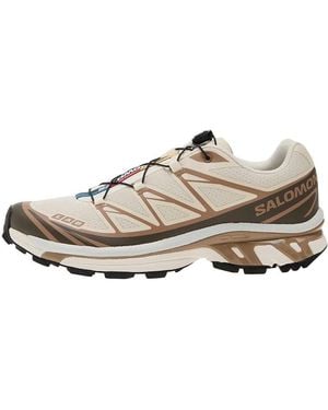 Salomon Xt-6 'Almond Milk Portabella' - White