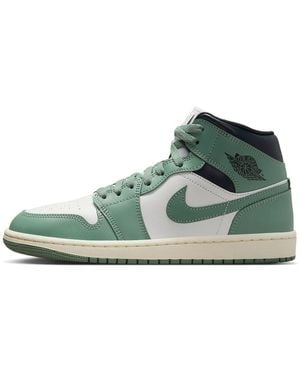 Nike (Wmns) Air 1 Mid 'Jade Smoke' Bq6472-130 - Green