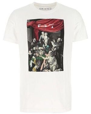 Off-White c/o Virgil Abloh Fw20 Caravaggio Painting Oversize - White