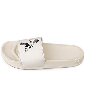 New Balance X Noritake Creamy Slippers - White