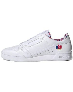 adidas Continental 80 'Colorful Trefoil' - White