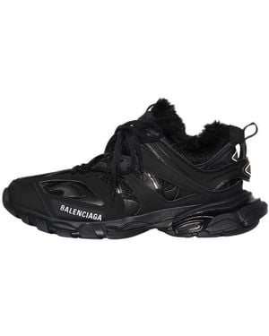 Balenciaga (Wmns) Track Trainers 'Fake Fur' - Black