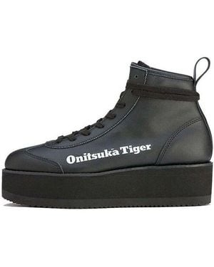 Onitsuka Tiger (Wmns) Delegation Chunk High Top Shoes Faux Fur' - Black
