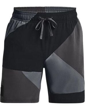Under Armour Curry Woven 7 Inch Basketball Shorts - Grey
