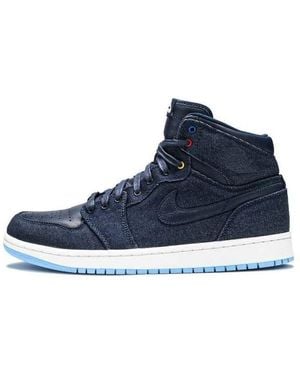 Nike Air 1 Retro High "Family Forever" Shoes - Blue