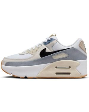 Nike (Wmns) Air Max 90 Lv8 'Ashen Slate Light Orewood' Fd4328-106 - Blue