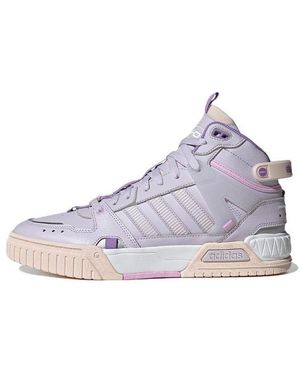 adidas Neo D-Pad Mid Tennis Shoes Dawn' - Purple