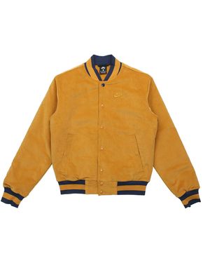 Nike Corduroy Skateboard Sports Jacket - Yellow