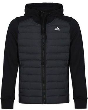 adidas Varilite Hybrid Outdoor Short Down Jacket - Black