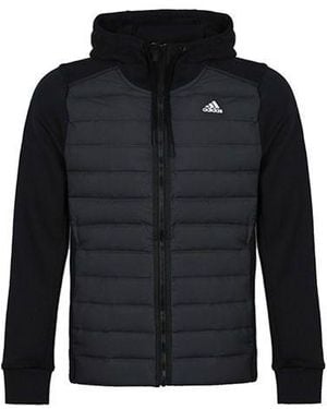 adidas Varilite Hybrid Outdoor Short Down Jacket - Black