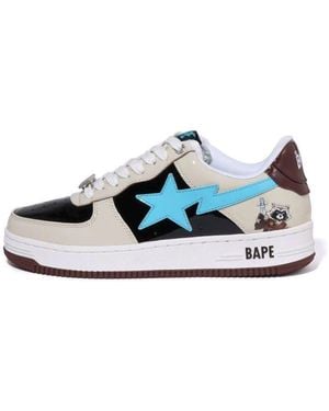 A Bathing Ape X Marvel Bape Sta 'Cream' - Blue