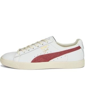 PUMA Clyde Base Wood' - White