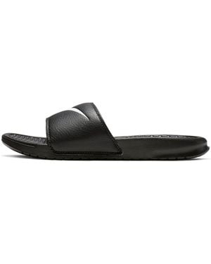 Nike (Wmns) Benassi Swoosh Fashion Slippers - Black