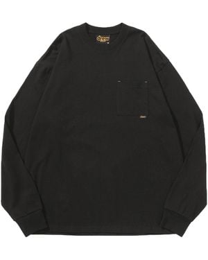 Drew House Basic Long Sleeve Pocket T-Shirt - Black