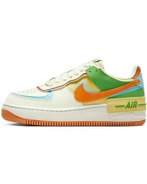 Nike (Wmns) Air Force 1 Shadow 'Multi Color' - White