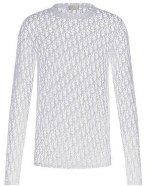 Dior Ss21 Cotton Painting Print For - White