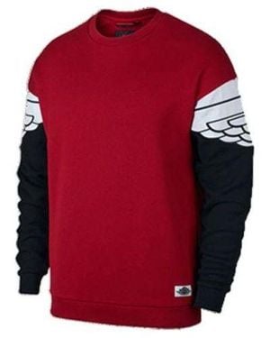 Nike Logo As Wings Classics Crew - Red