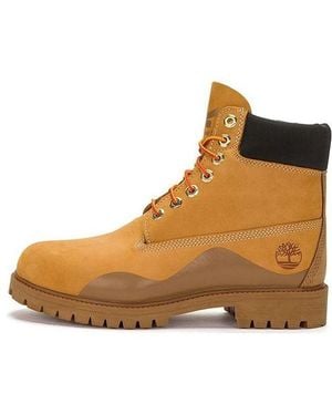 Timberland Heritage 6 Inch Waterproof Boot 'Wheat Nubuck With' - Brown