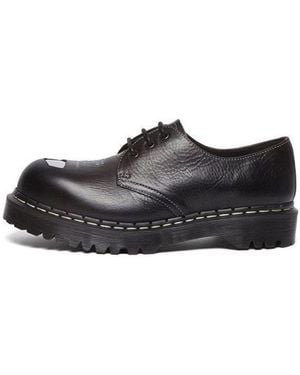 Dr. Martens 1461 Bex Exposed Steel Toe Oxford Shoes - Brown