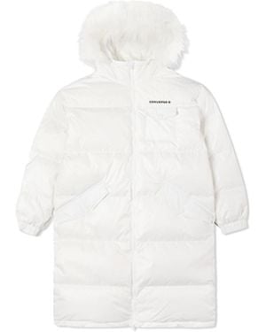 Converse (Wmns) Long Down Jacket - White