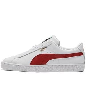 PUMA Basket Classic 21 Chili Oil' - White