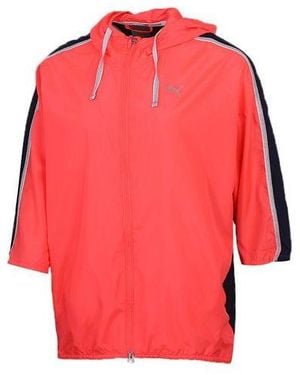 PUMA (Wmns) Sports Hooded Jacket - Red