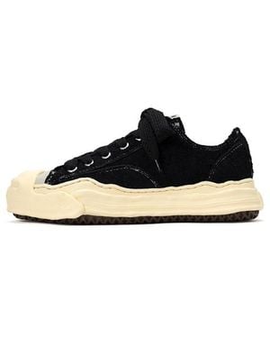 Maison Mihara Yasuhiro Hank Low Original Sole Broken Suede - Black