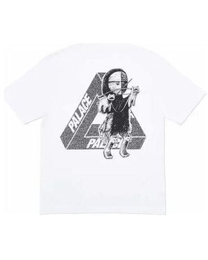 Palace U Figure Back Printing Short Sleeve - White