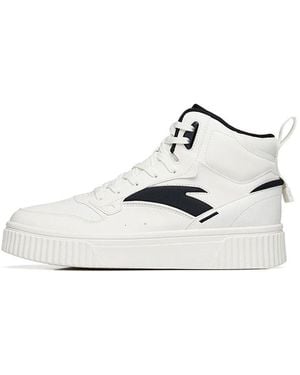 Anta Skateboarding Series Trainers High - White