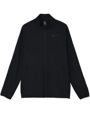 Nike Dri-Fit Stand Collar Casual Sports Training Jacket - Blue