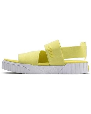 PUMA Cali Sandal X Sg Trainers Yellow