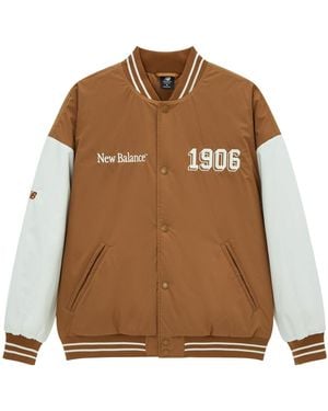 New Balance Baseball Varsity Jacket - Brown