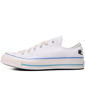 Converse Chuck 70S Ox Embroidered Magpie - White