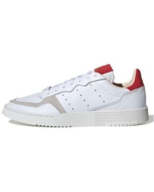 adidas Supercourt Scarlet' - White
