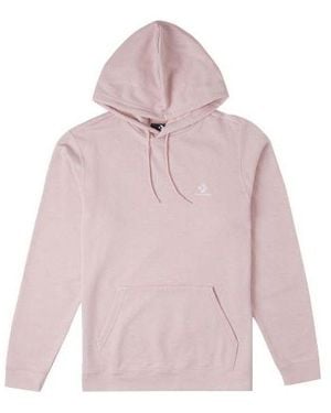 Converse Go-To Embroidered Star Chevron Standard-Fit Pullover Hoodie Sage' - Pink