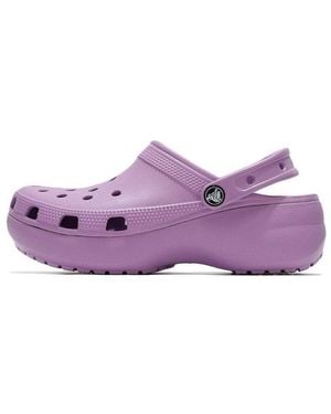 Crocs™ (Wmns) Classic Clouds Retro Beach Shoe - Purple