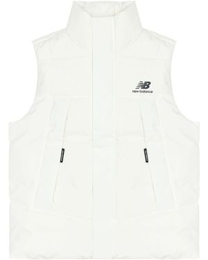 New Balance Pocket Puffer Vest - White