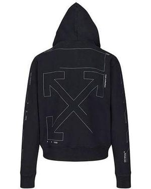 Off-White c/o Virgil Abloh Back Logo Printing Ordinary Version - Blue