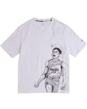 Li-ning Comic Graphic T-Shirt - Purple