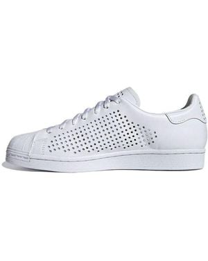 adidas gazelle silver green womens Custom Sneakers Superstar White – RopezInstyle main image 0