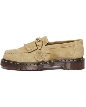 Dr. Martens (Wmns) Dr.Martens Adrian Snaffle Loafer 'Pale Suede' - Natural