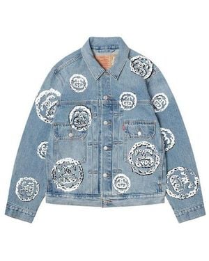 Stussy X Denim Tears Type 2 Jacket 'Light' - Blue